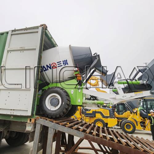 QT4-25 fully automatic block making machine at LINGHAO factory